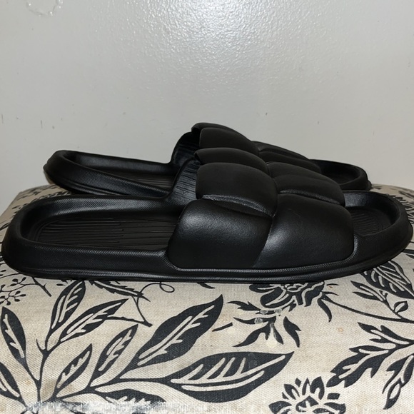 EVA Foam Slide Lite Black New Brick Upper Print Comfortable - Picture 6 of 11